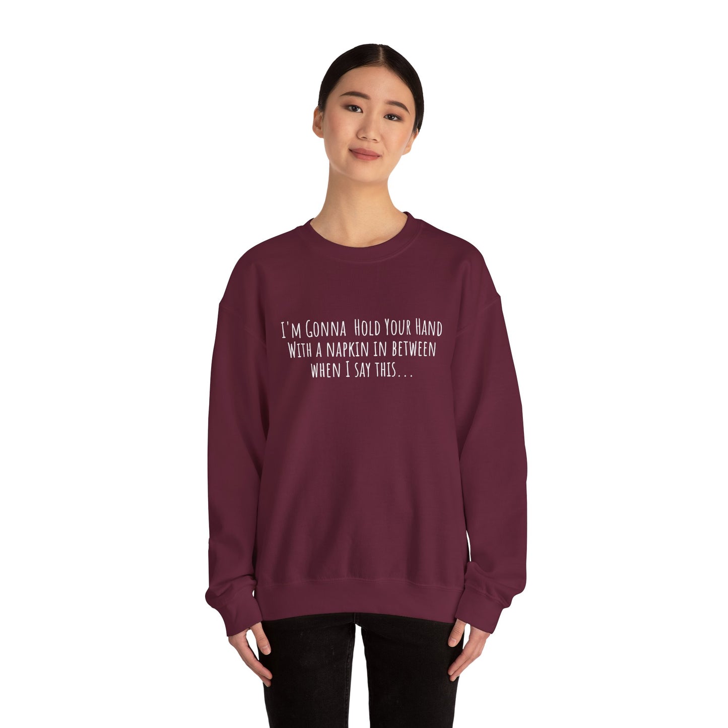 Napkin In Between Crewneck Sweatshirt