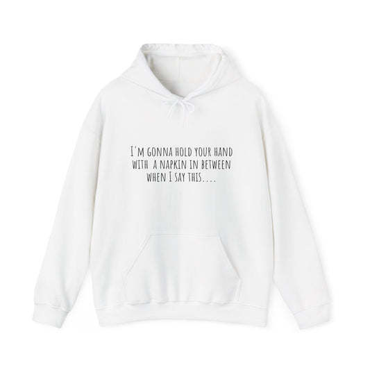 Napkin In Between+Peace and  Love Hoodie Hooded Sweatshirt