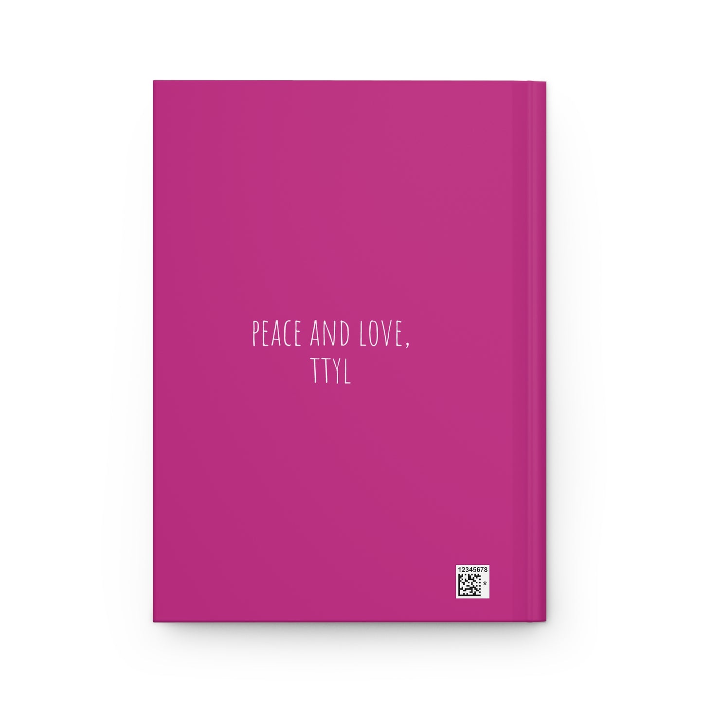 Napkin In Between+Peace and Love Hardcover Journal Matte