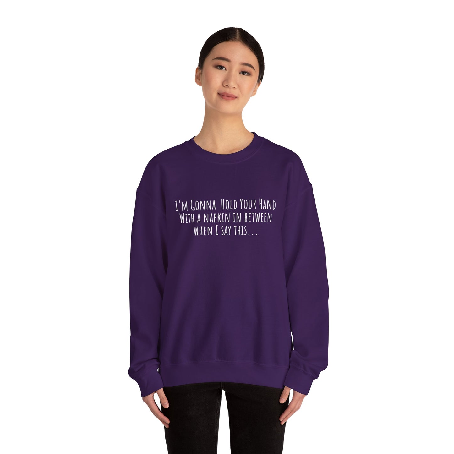 Napkin In Between Crewneck Sweatshirt