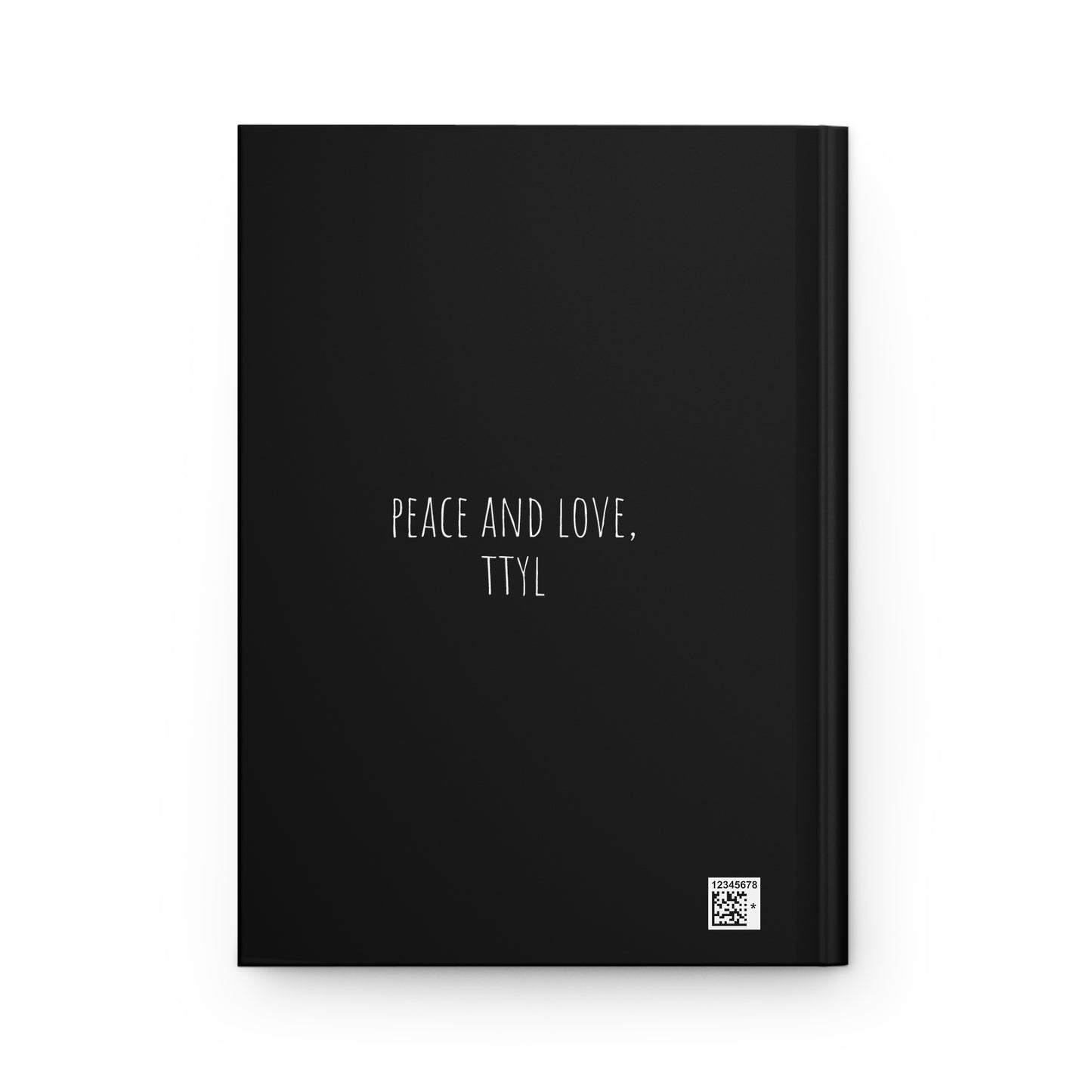 Napkin In Between+Peace and Love Hardcover Journal Matte