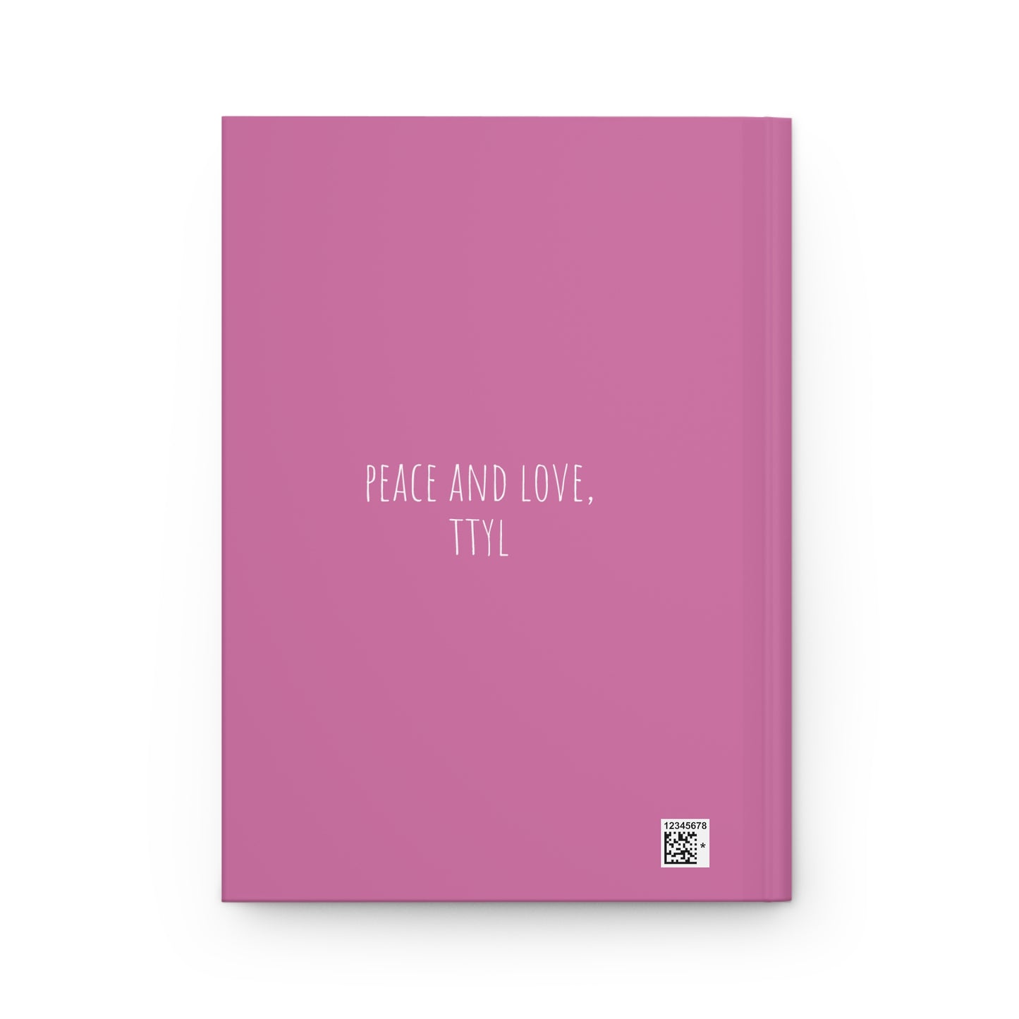 Napkin In Between+Peace and Love Hardcover Journal Matte