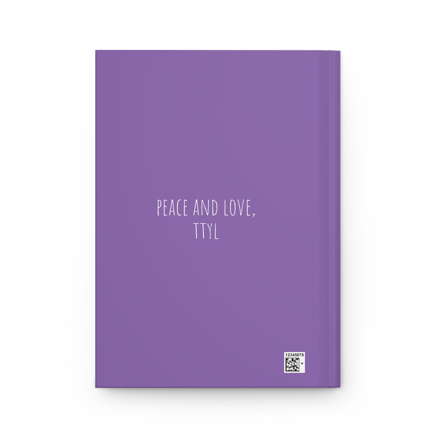 Napkin In Between+Peace and Love Hardcover Journal Matte